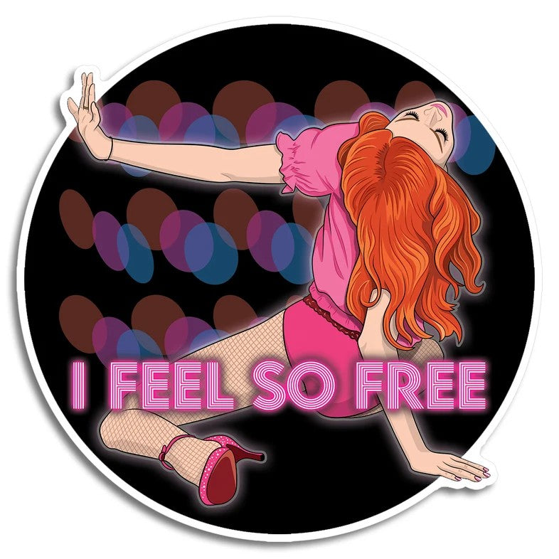 Madonna I Feel So Free Die Cut Sticker