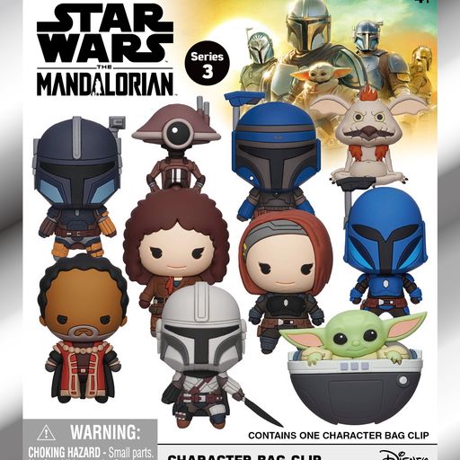 Mandalorian Figural Bag Clip Series 3