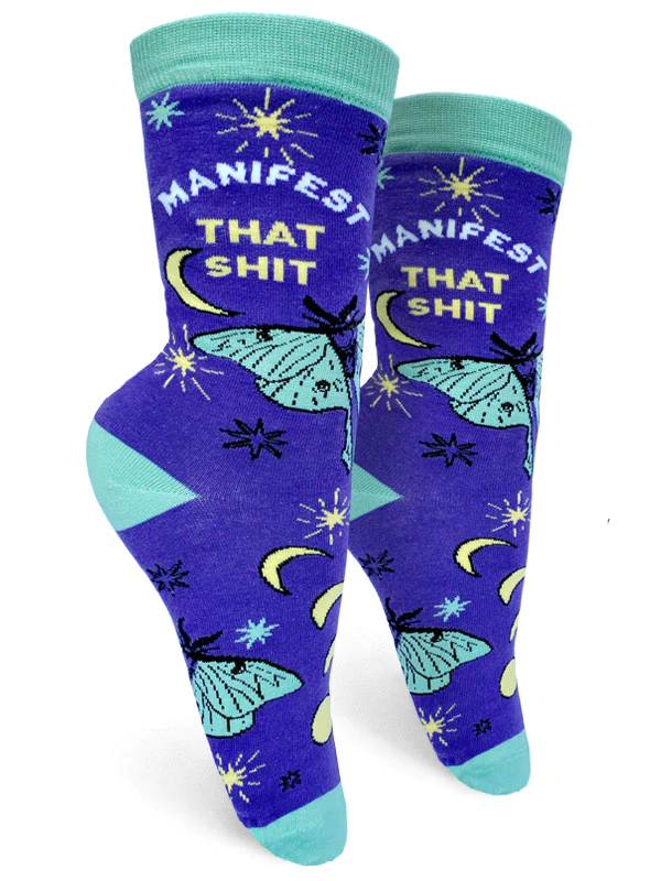 Manifest That Shit Women's Socks