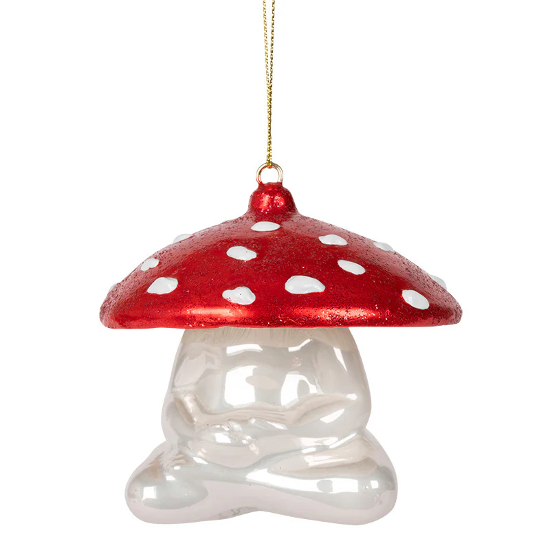 Meditating Mushroom Ornament Archie