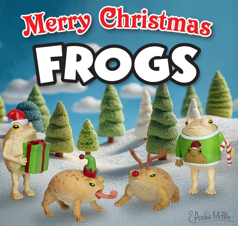 Merry Christmas Frogs