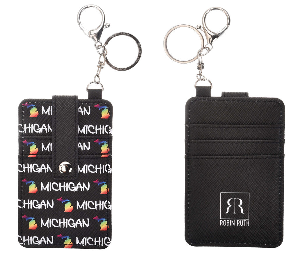 Michigan Map Icon Card Holder