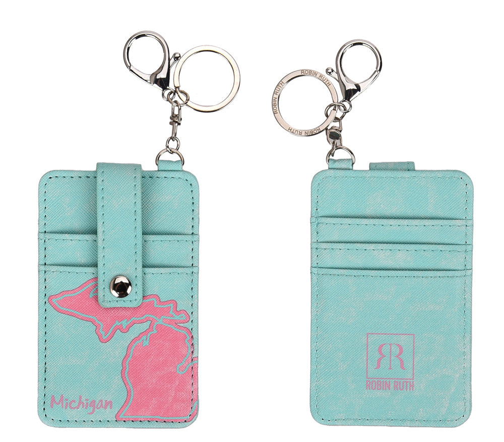 Michigan Ripped Map Card Holder