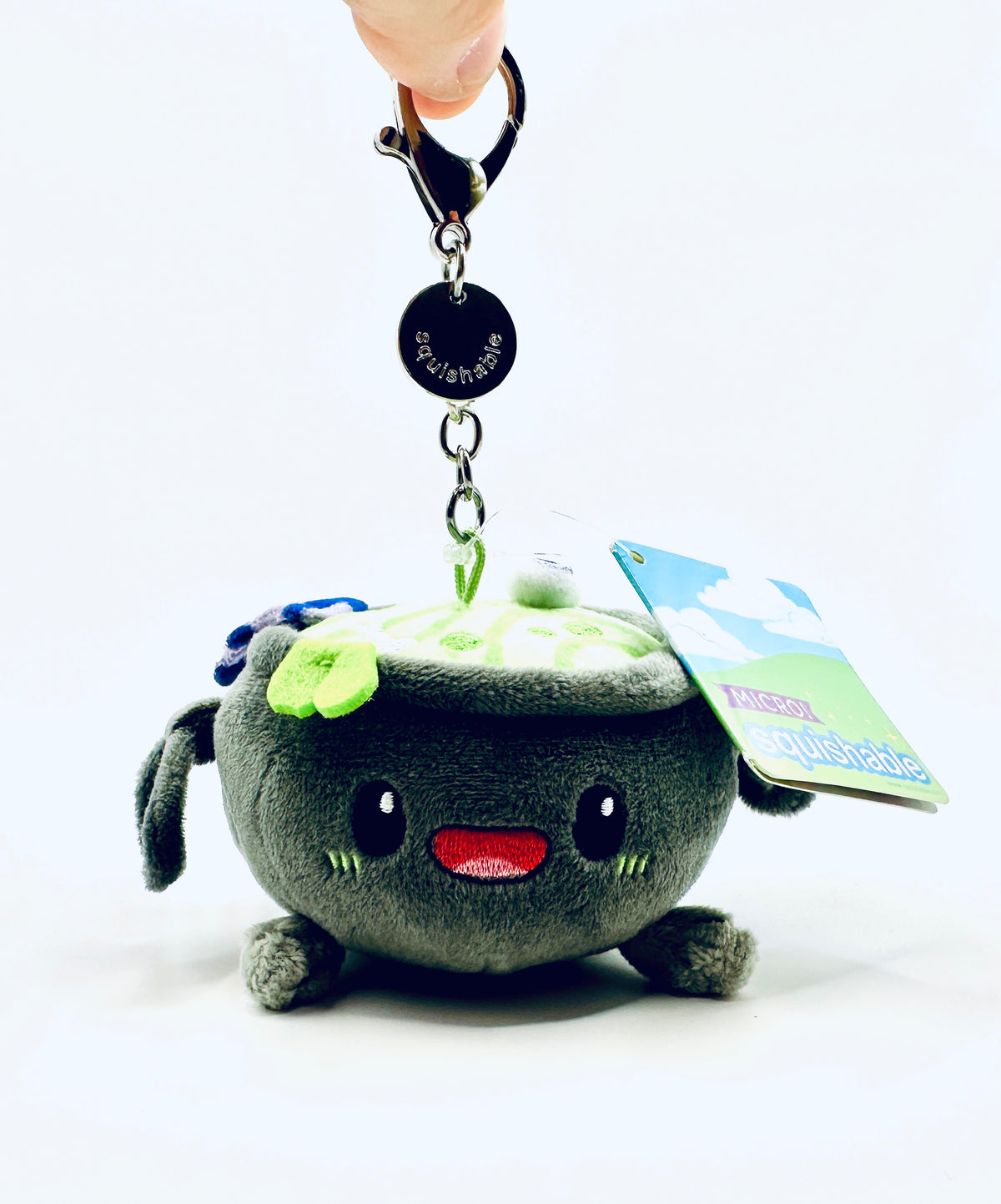 Micro Cauldron Plush Keychain 4"