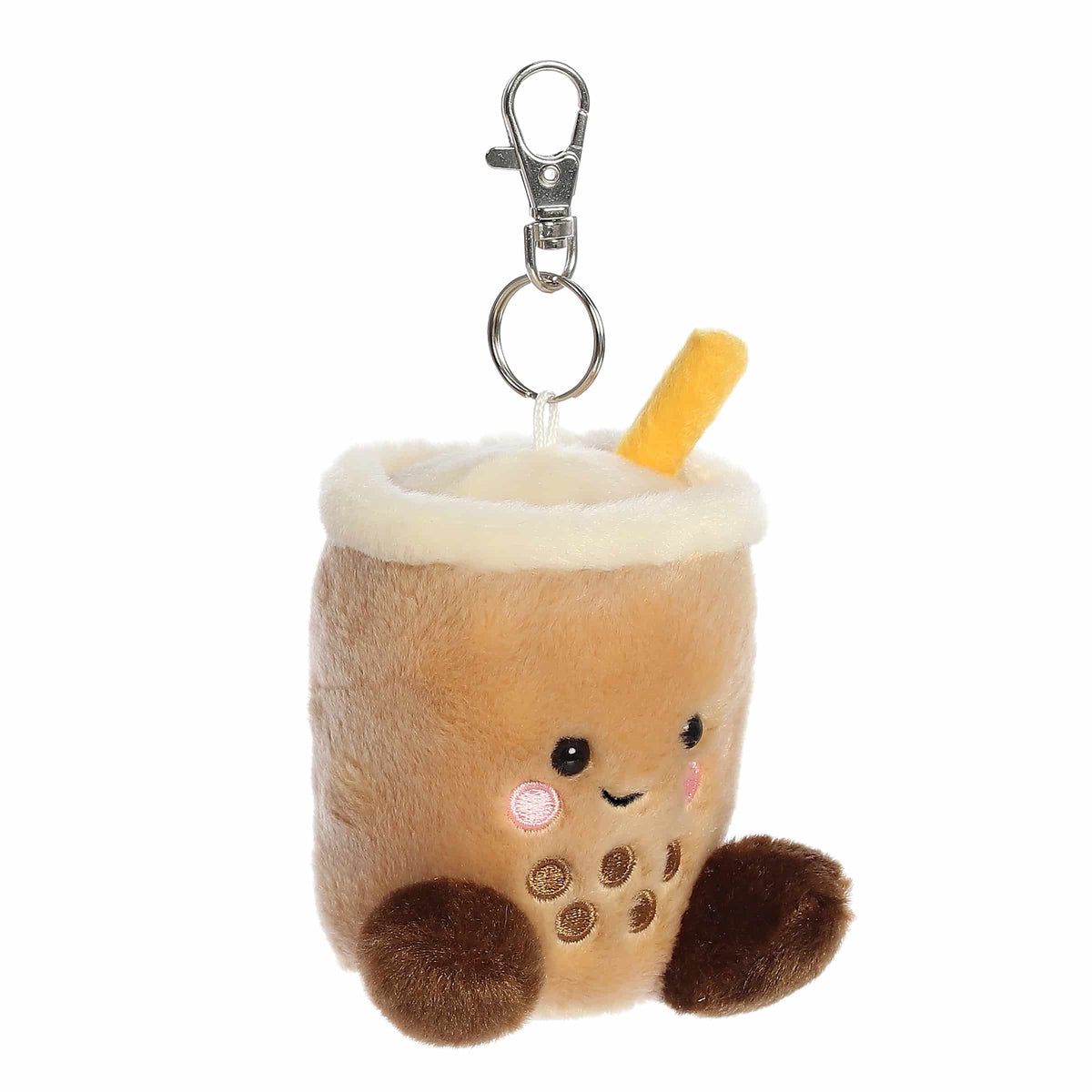 Milky Tea Boba Clip-On Palm Pals Plush 4"
