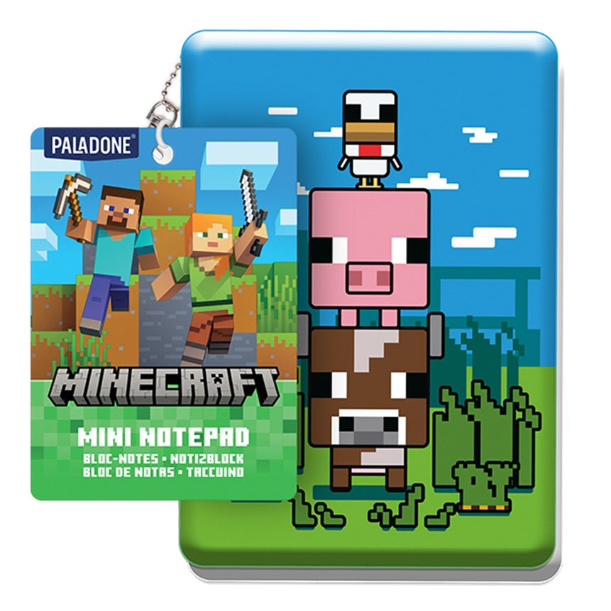 Minecraft Mini Notebook Keychain
