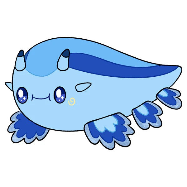 Mini Blue Dragon Sea Slug Plush 11"