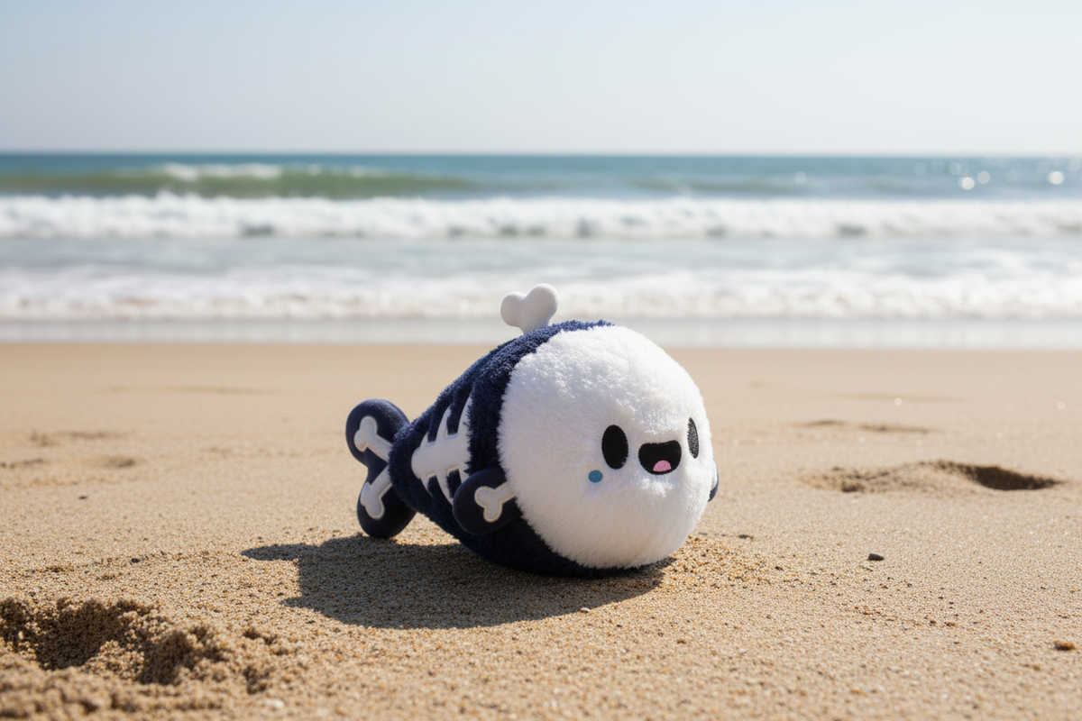 Mini Bone Fish Plush 8"
