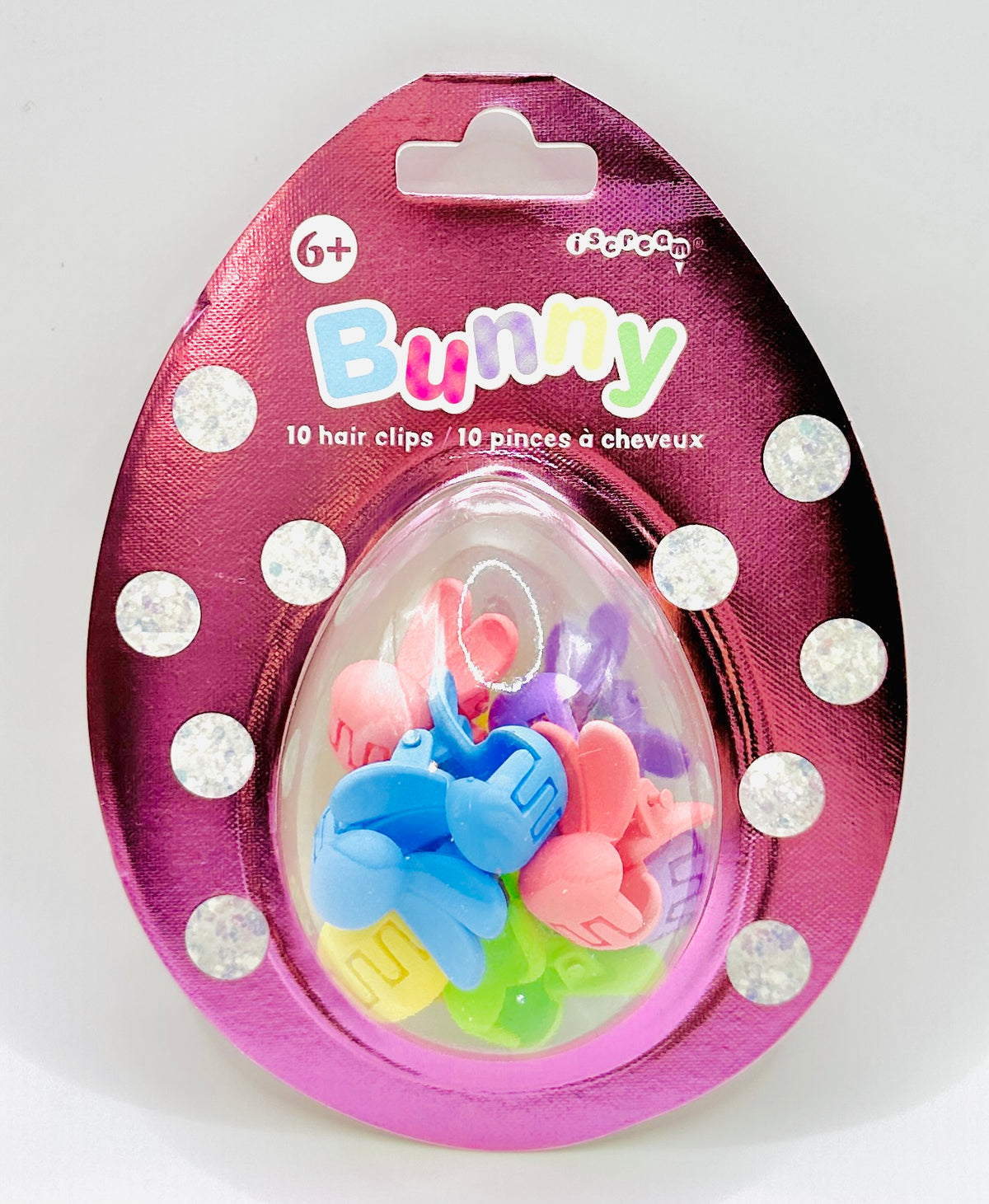 Mini Bunny Hair Clips Set Of 10