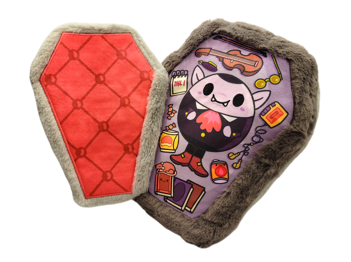 Mini Coffin Plush 9"