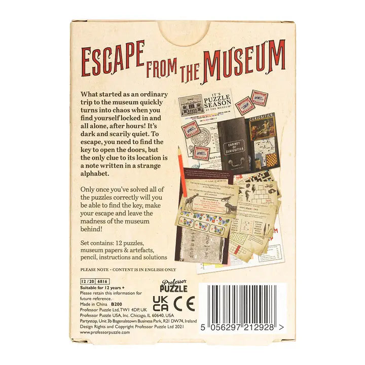 Mini Escape From The Museum Game