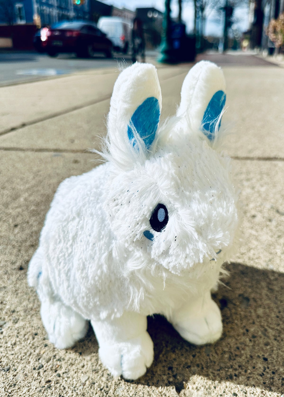 Mini Snow Hare Plush 10"