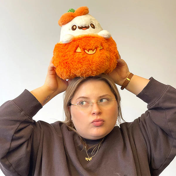 Mini Pumpkin Ghost Plush 8"