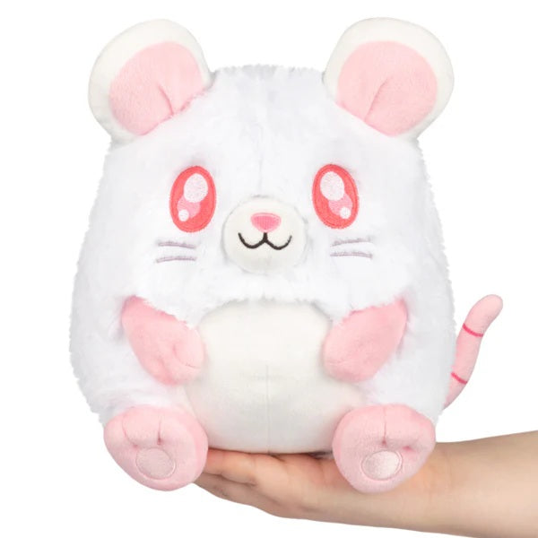 Mini White Rat Plush 9"