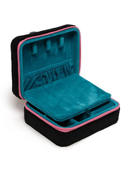 Mixtape Jewelry Zip Case And Mirror