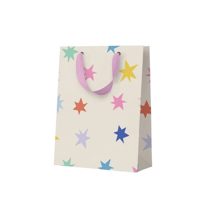 Multi Stars Medium Gift Bag