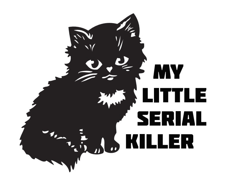 Card My Little Serial Killer Cat