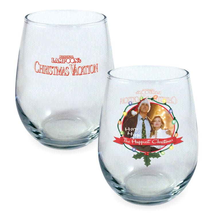 National Lampoon's Christmas Vacation Curved Table Glass 4 Pack