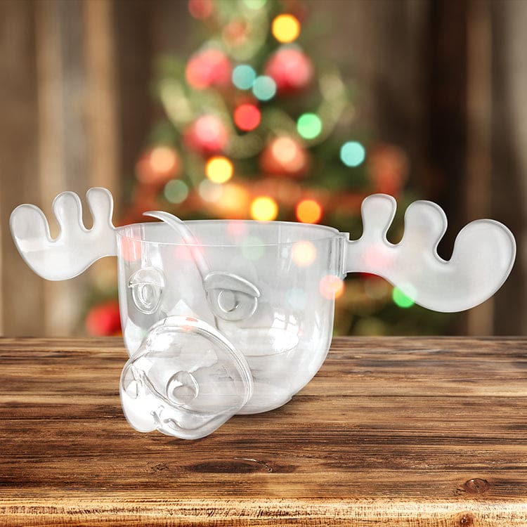National Lampoon's Christmas Vacation Plastic Moose Mug Punch Bowl 136 oz