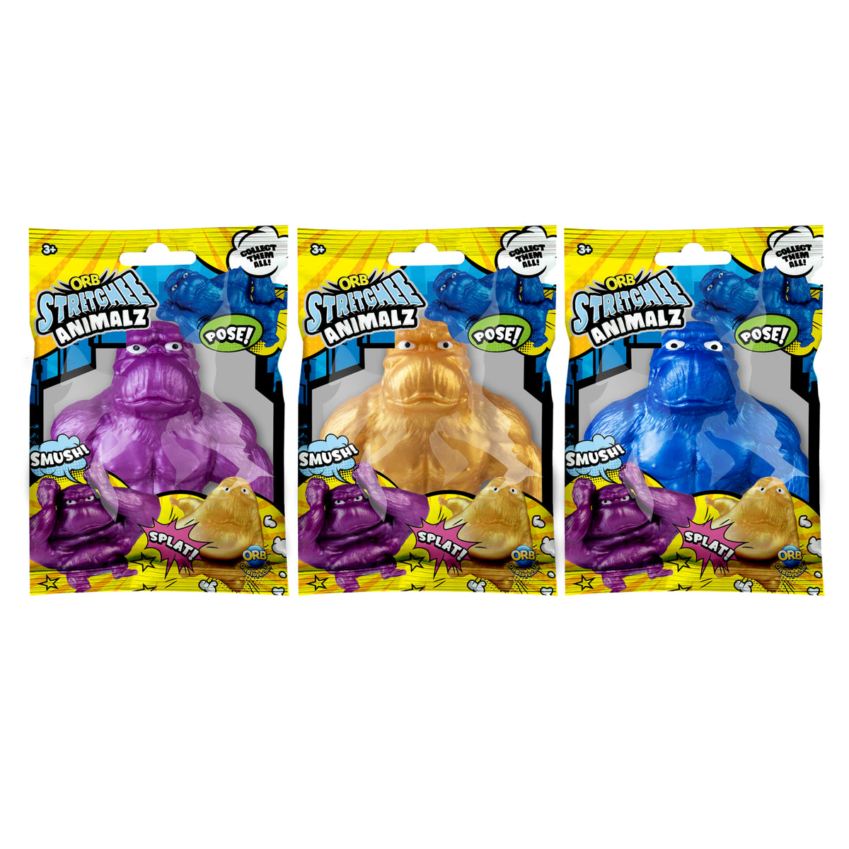 Stretchee Animalz Precious Metals Assorted