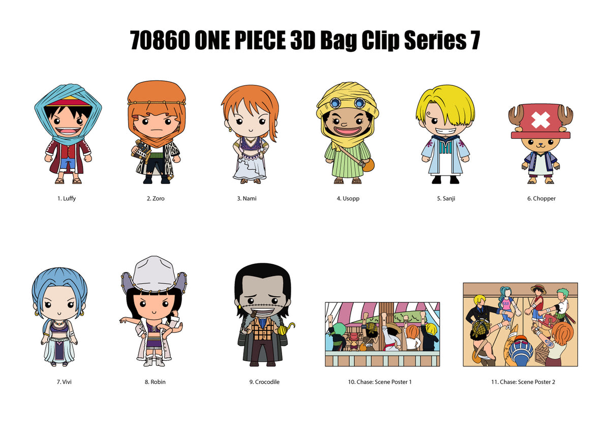 One Piece Figural Bag Clip Series 7