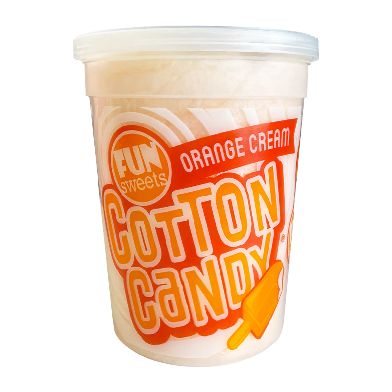 Orange Cream Cotton Candy
