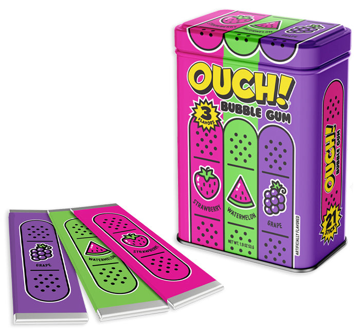 Ouch! Bubble Gum Tin