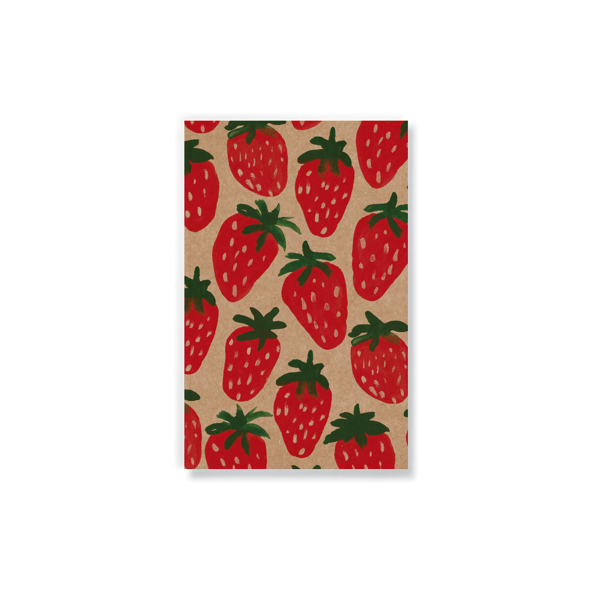 Painted Berries Kraft Notebook