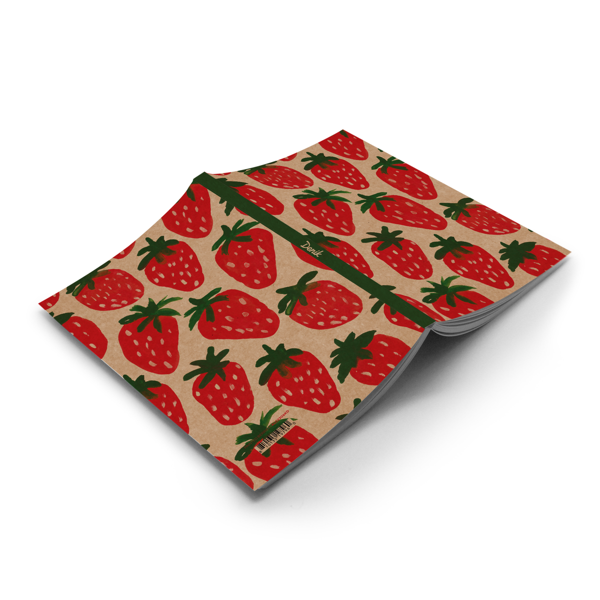 Painted Berries Kraft Notebook