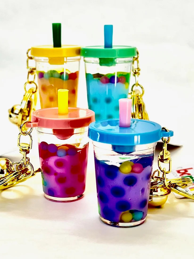 Pastel Boba Keychain