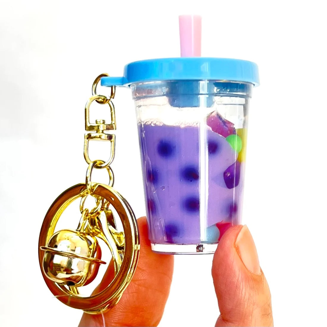 Pastel Boba Keychain