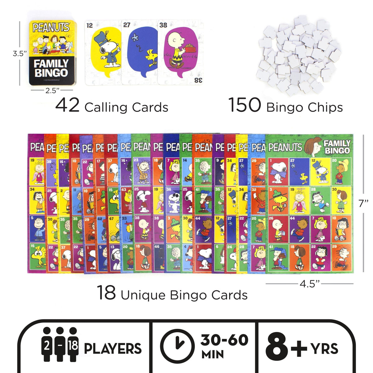 Peanuts Family Bingo