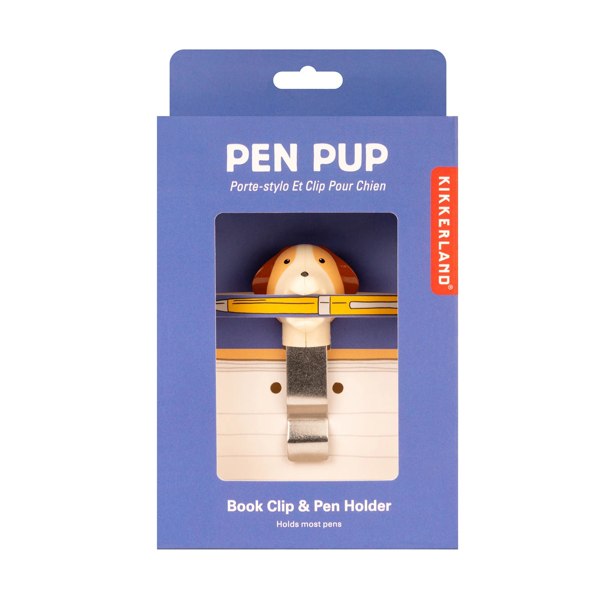 Pen Pup Book Clip & Pen Holder