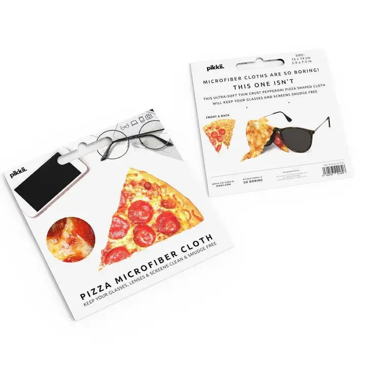 Pepperoni Pizza Glasses Cloth