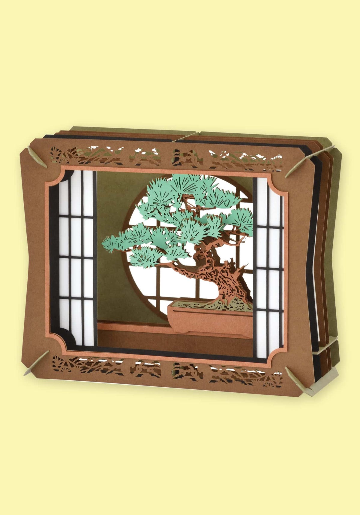 Pine Tree Bonsai Paper Theatre