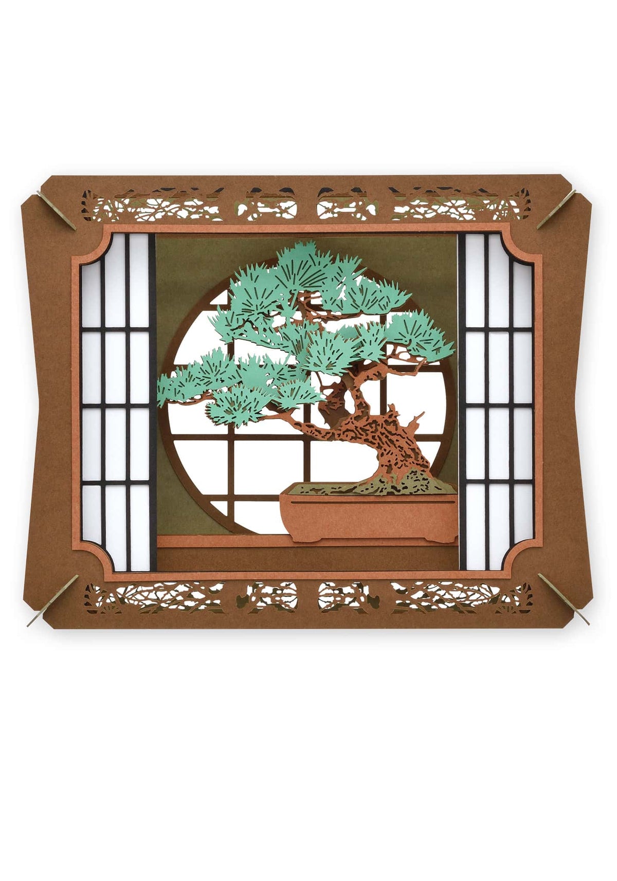Pine Tree Bonsai Paper Theatre