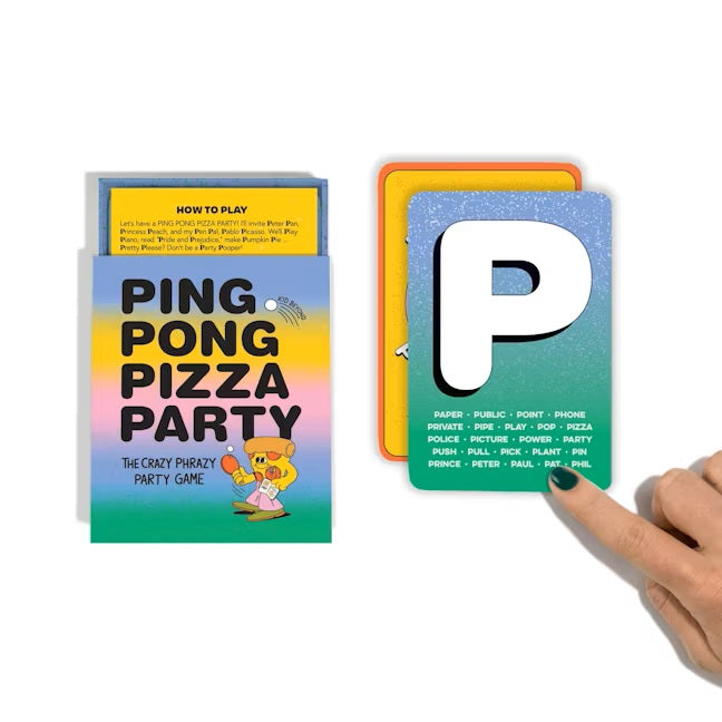 Ping Pong Pizza Party Game