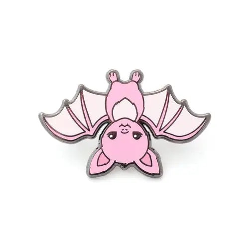 Pink Bat Enamel Pin