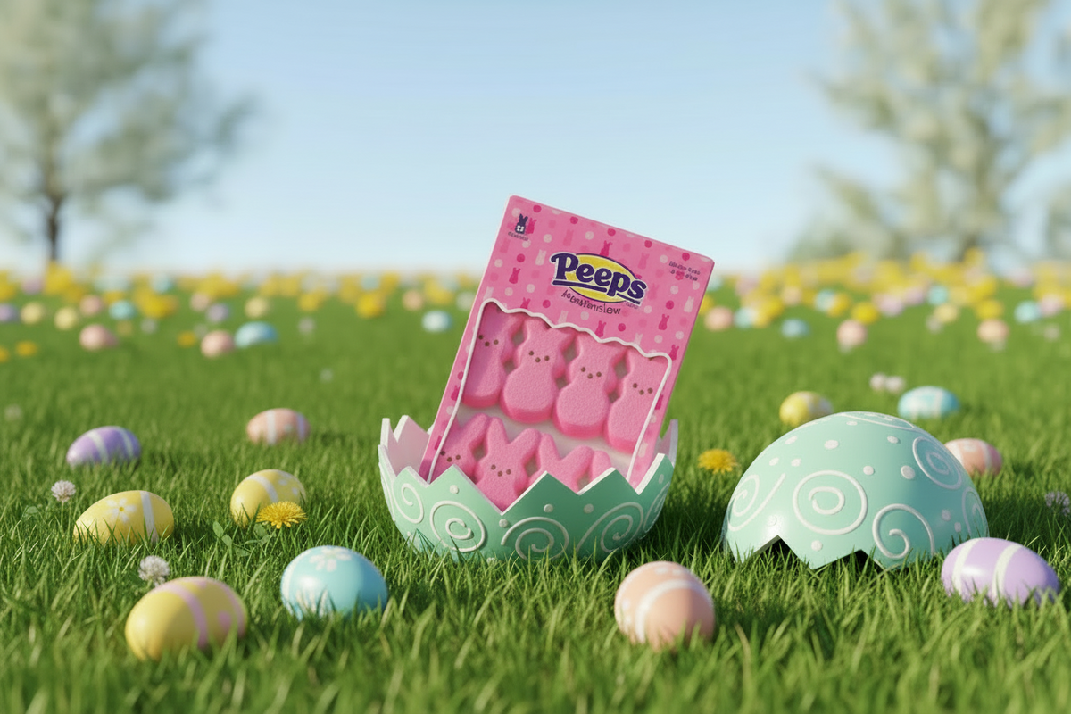 Peeps Pink Bunnies 12 pc