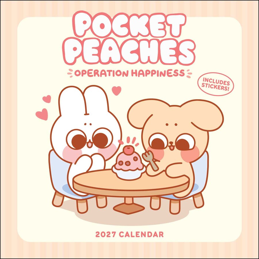 Pocket Peaches 2027 Wall Calendar