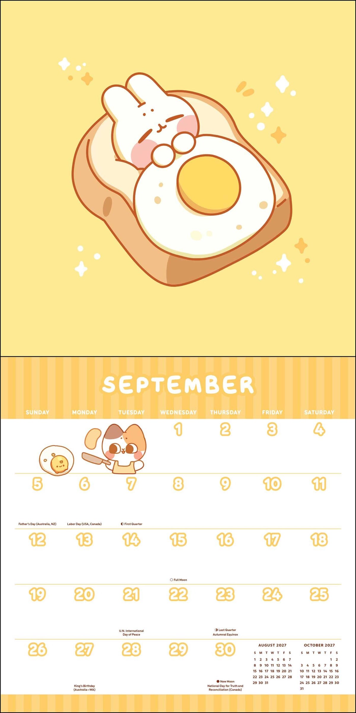 Pocket Peaches 2027 Wall Calendar