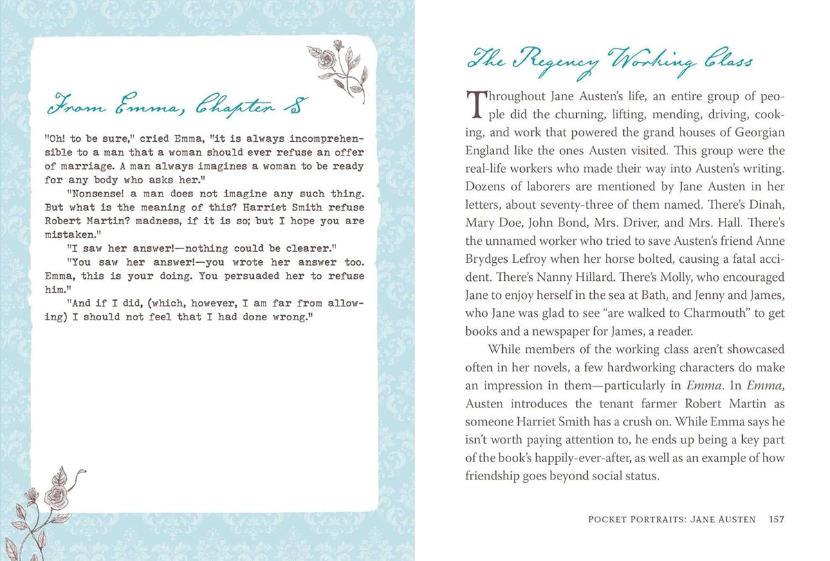 Pocket Portraits Jane Austen Book