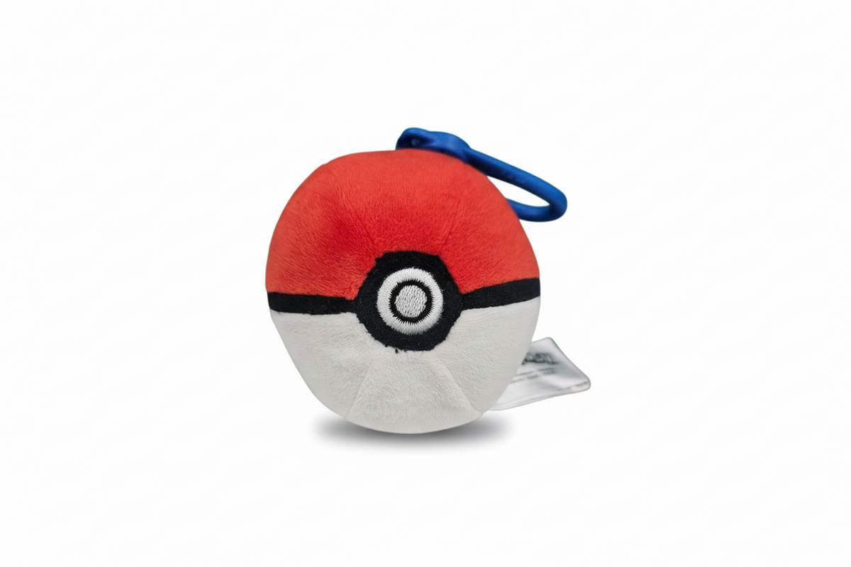 Pokemon Poke Ball Clip-On Plush