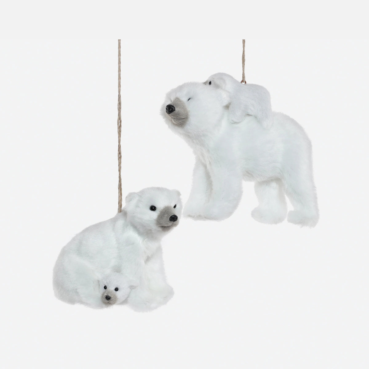 Polar Bear With Baby Assorted Ornament