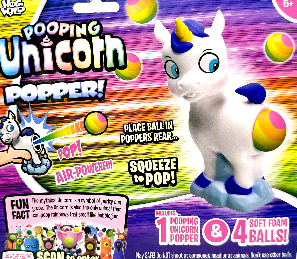 Pooping Unicorn Popper
