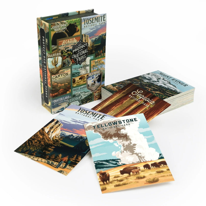 Protect Our National Parks Postcard Box Set Of 63