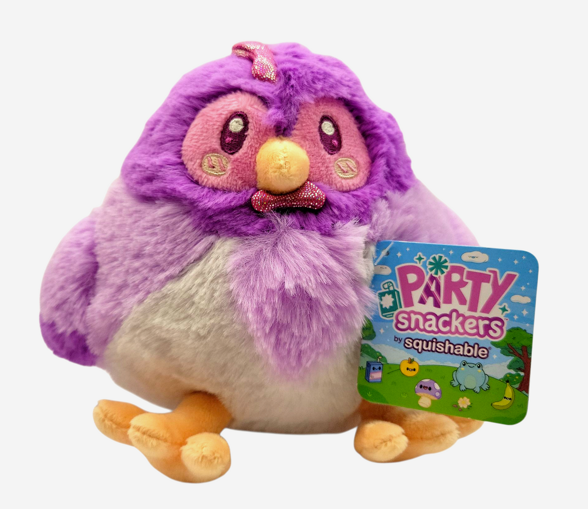 Purple Hen Party Snackers Plush 6"