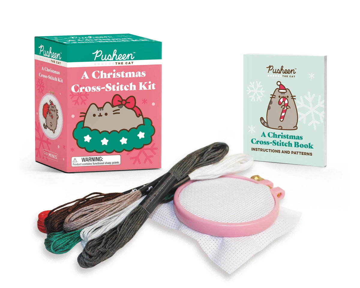 Pusheen Christmas Cross-Stitch Kit