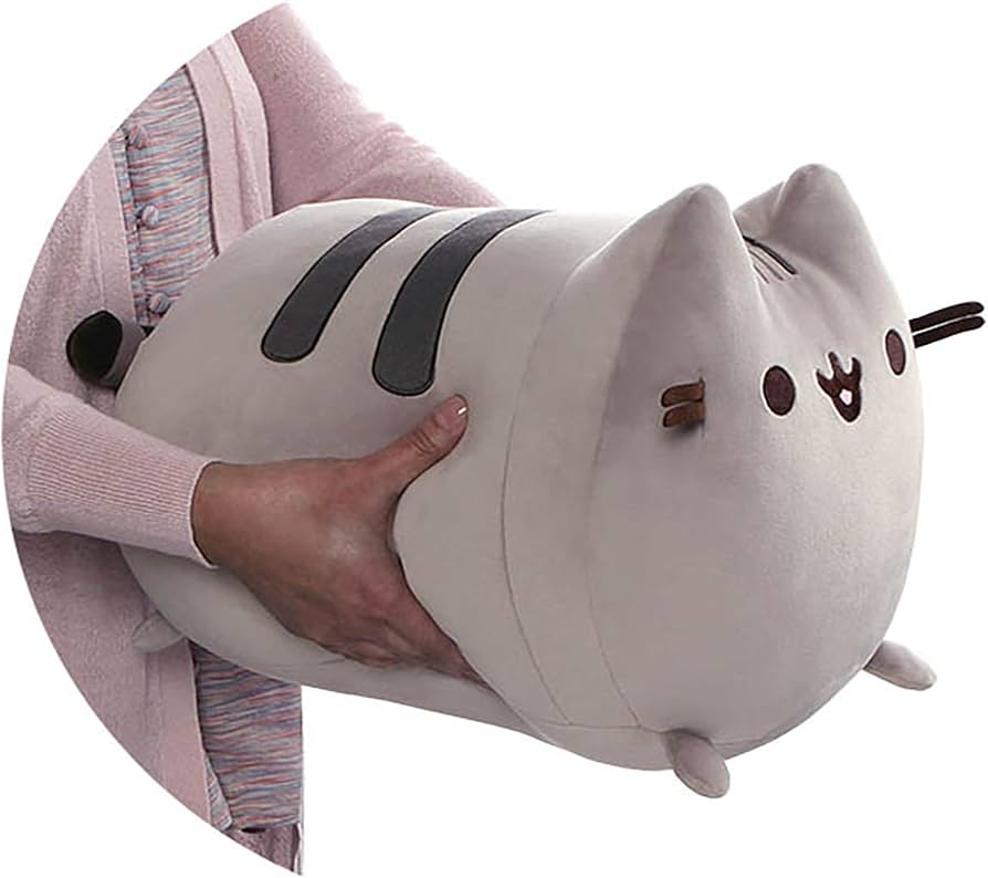Pusheen Squisheen Log Gray Plush 11"