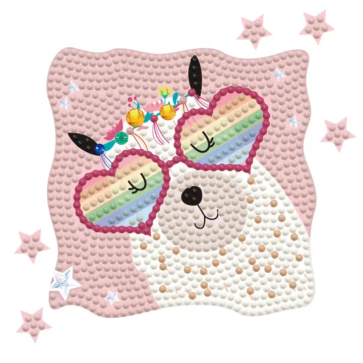 Quick Dotz Cameo Llama Rainbow
